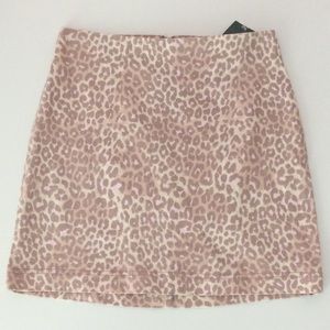 Pink cheeta skirt